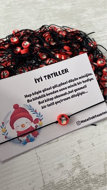 Karne hediyesi bileklik