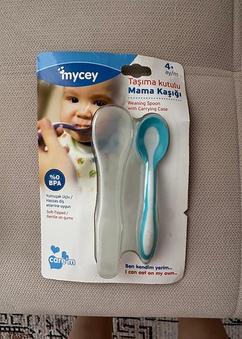 Mama Kaşığı Taşıma Kutulu Yumuşak Uçlu