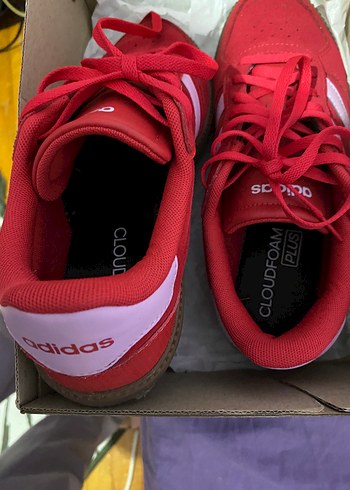 Adidas Kirmizi Cloudfoam Plus Spor Ayakkabi
