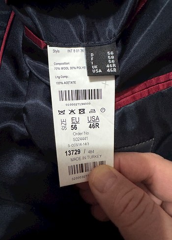 Sarar Lacivert Erkek Ceket - Görsel 3