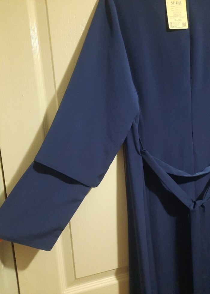 lacivert elbise - Görsel 3