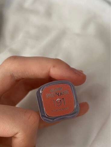  Beden pembe Renk loreal paris glow paradise ruj 191