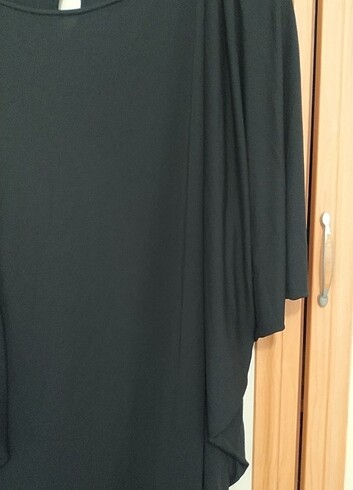 xl Beden siyah Renk Yarasa kol elbise