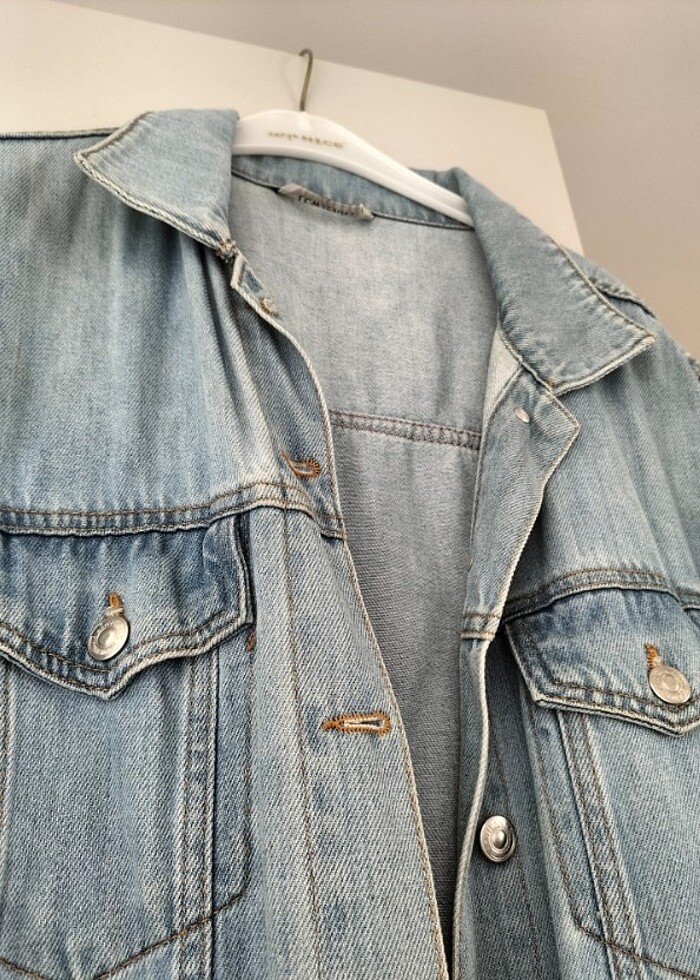 Lcw uzun kot ceket - Görsel 2