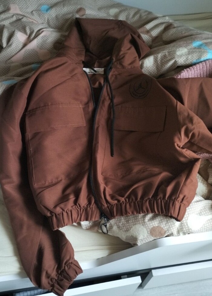 Kahverengi ceket  - Görsel 3