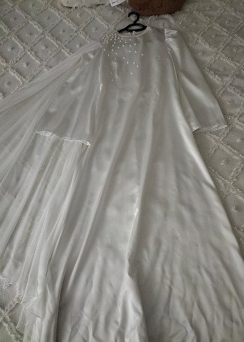 Beyaz nikah elbisesi - Görsel 4