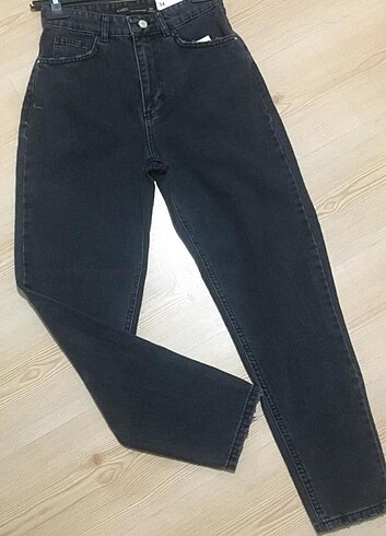 diğer Beden siyah Renk Momfit kot pantolon (34,36,38,40,42 bedenlerde)