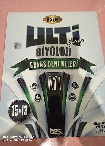 Ayt Biyoloji Deneme 