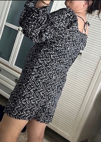 Uzun Kollu topshop Mini Elbise - Görsel 7