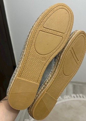 Gri Süet Erkek Espadril Ayakkabı - Görsel 7