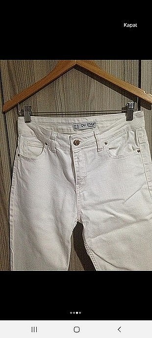 40 Beden beyaz pantolon