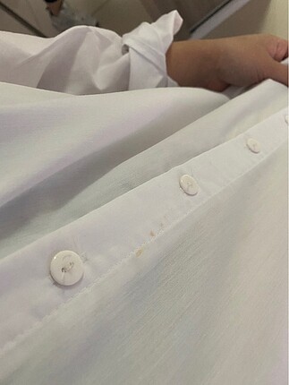 l Beden beyaz Renk Bağcıklı gömlek