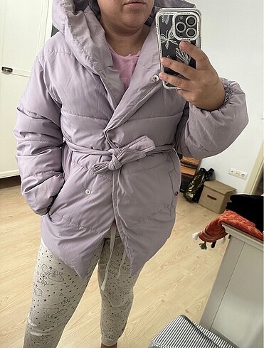 m Beden mor Renk Bershka mont