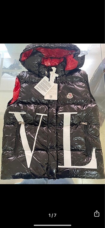 Moncler vltn sisme yelek sıfır ürün unisex