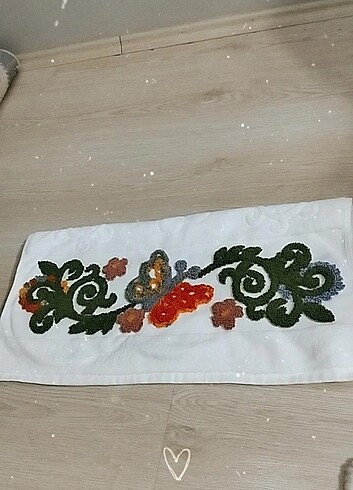 Havlu kendim yaptım