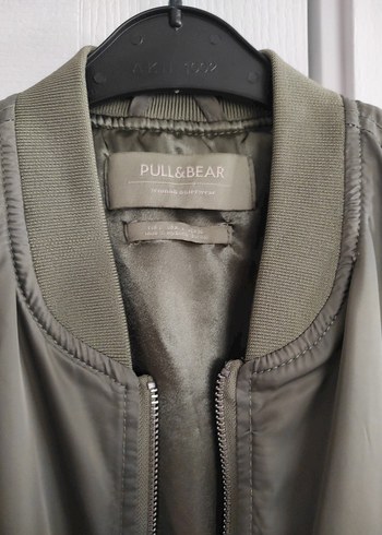 Pull&Bear haki Fermuarlı Kadın Ceket