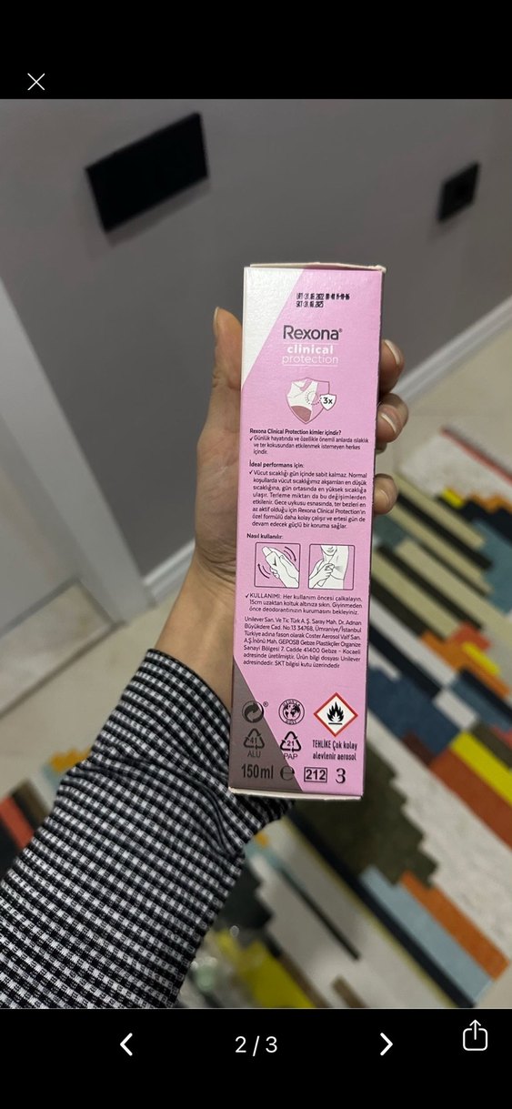 Rexona Clinical Protection Kadın Deodorant - Görsel 2