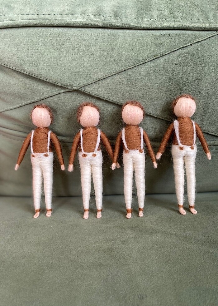 Erkek keçe bebek - Görsel 2