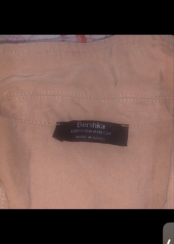 Bej Keten Düğmeli Kadın tulum - Görsel 3