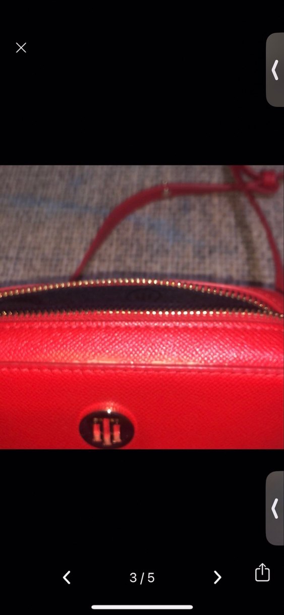 Kadın Kırmızı Deri Çanta - Görsel 2