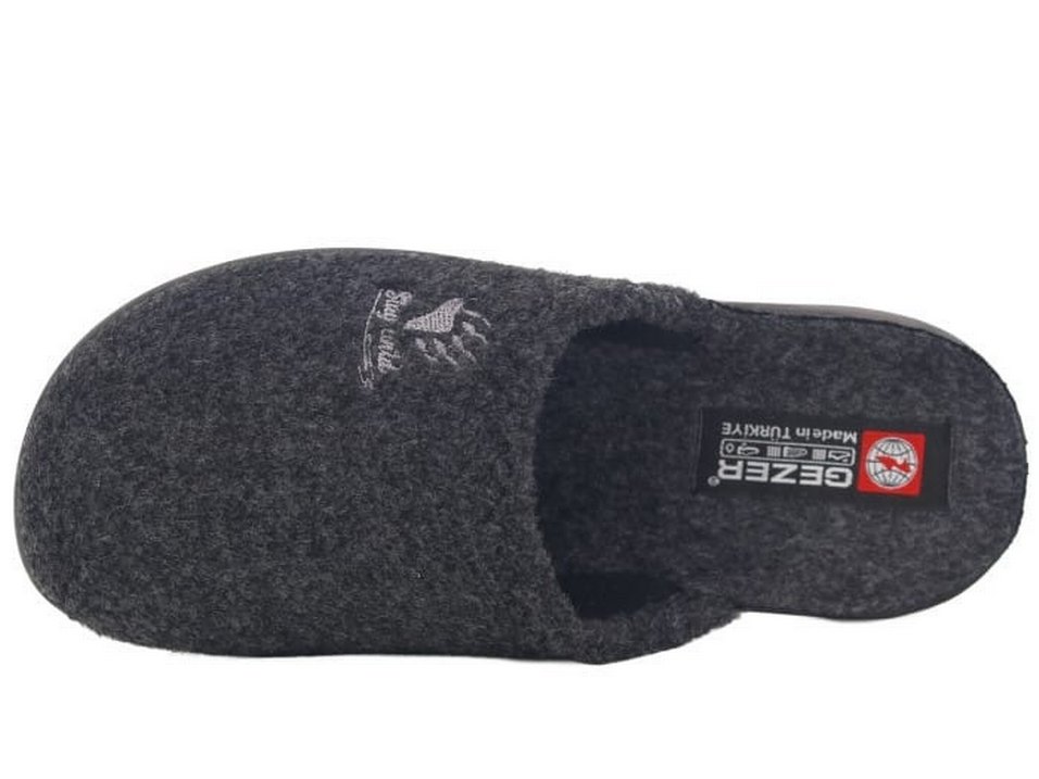 Gezer  Erkek Ev Terliği, Keçeli - Görsel 2