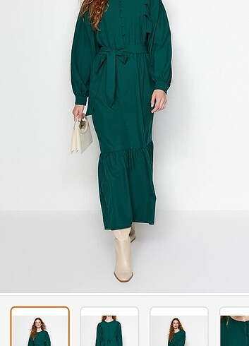 m Beden Trendyol modest elbise