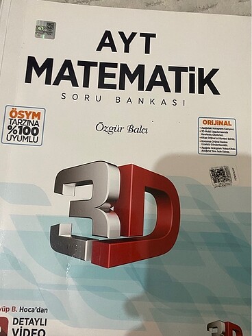 3D ayt matematik test kitabı
