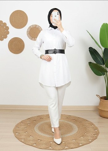 #gömlek #beyazgömlek #basicgömlek - Görsel 6