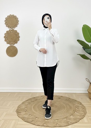 #gömlek #beyazgömlek #basicgömlek - Görsel 3