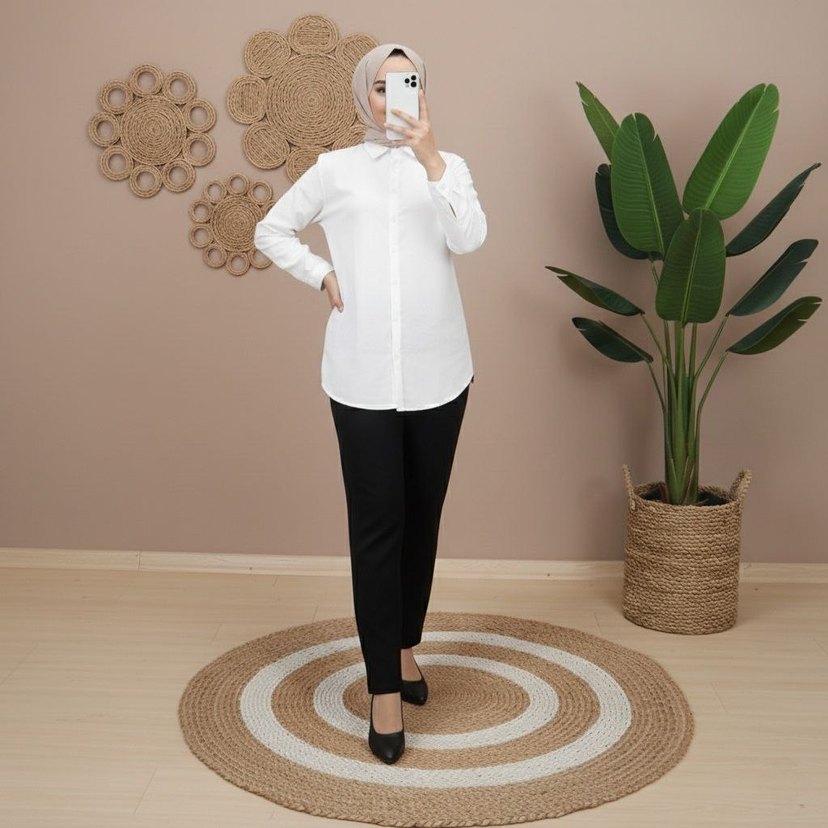 #gömlek #beyazgömlek #basicgömlek - Görsel 2