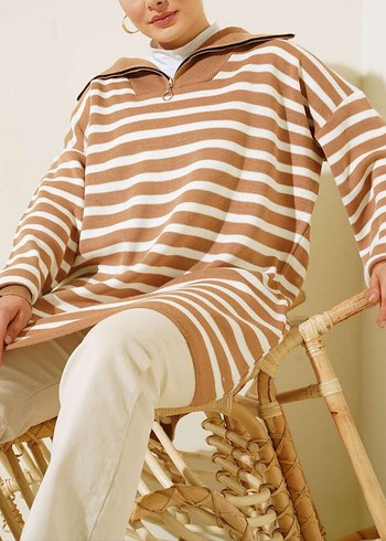 #trikotunik #çızgilitunik #trikokazak - Görsel 3