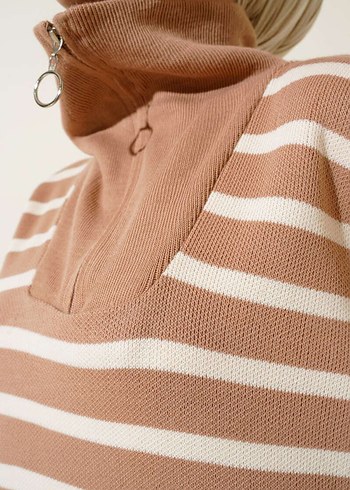 #trikotunik #çızgilitunik #trikokazak - Görsel 5