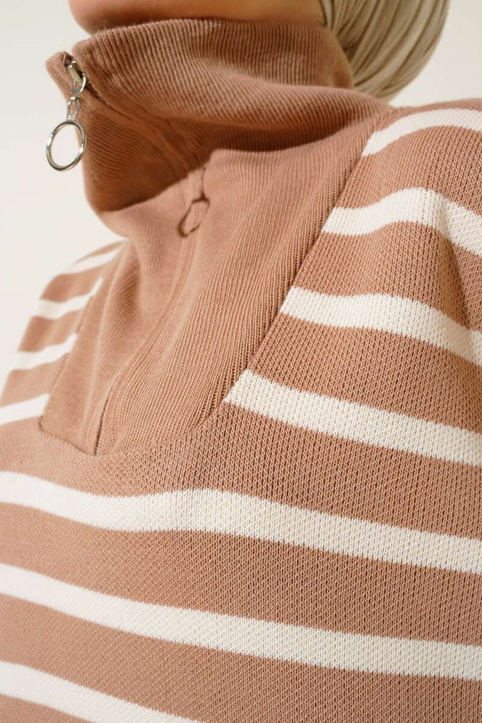 #trikotunik #çızgilitunik #trikokazak - Görsel 5