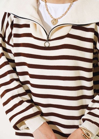 #trikotunik #çızgilitunik #trikokazak - Görsel 5