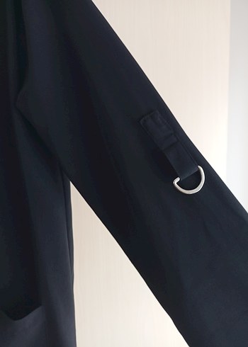 Kadın Siyah kapşonlu giy Çık - Görsel 2