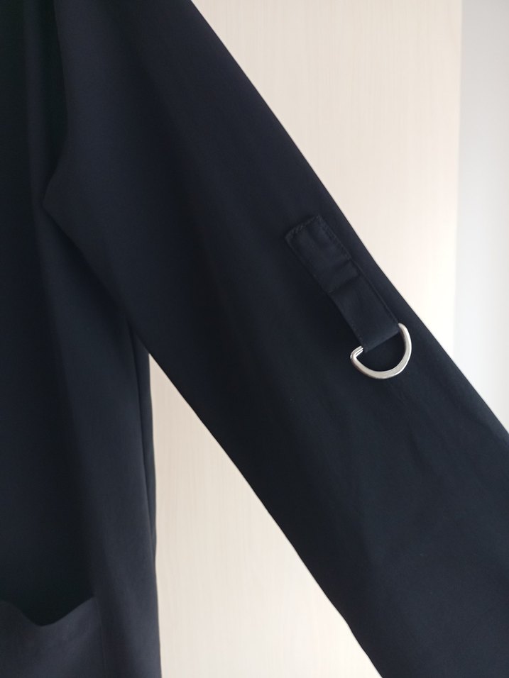 Kadın Siyah kapşonlu giy Çık - Görsel 2