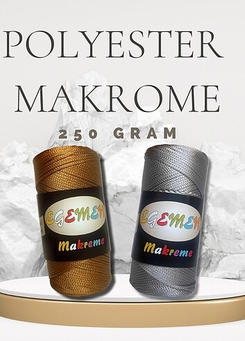 Polyester Makrome 250 Gram