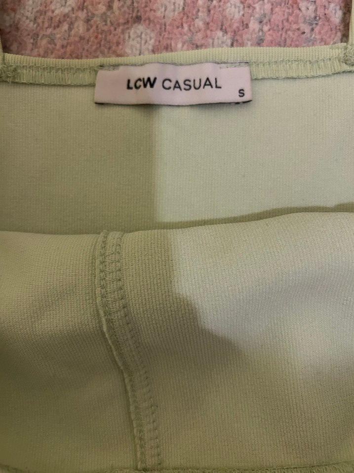 Yeşil Basic Kadın bluz - Görsel 3