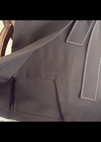 Zara kemerli kruvaze etek - Görsel 6