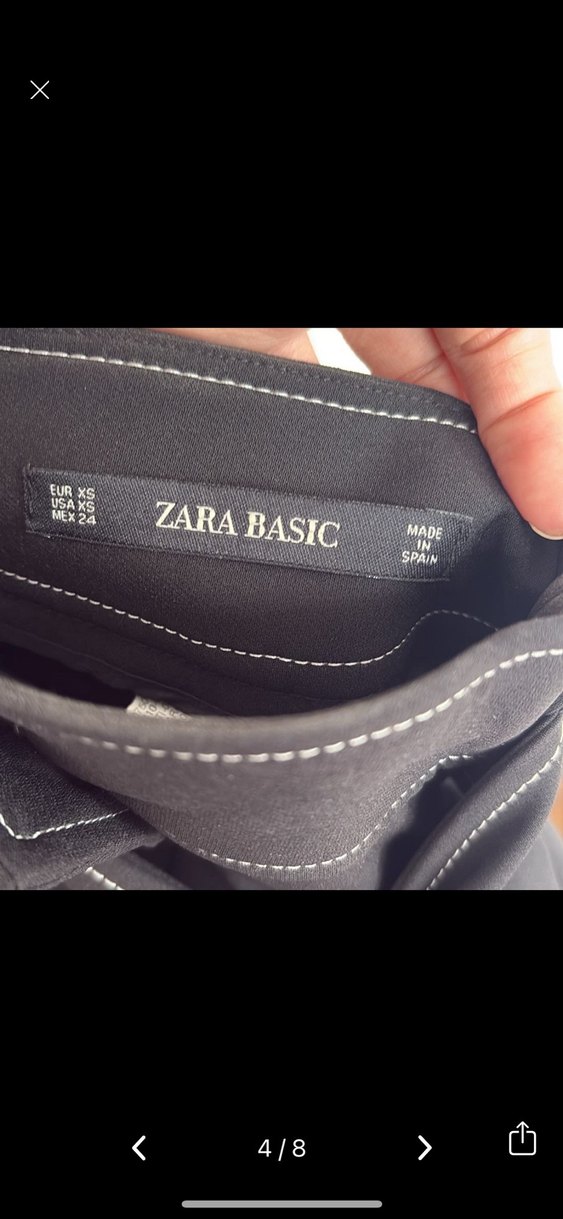 Zara kemerli kruvaze etek - Görsel 4