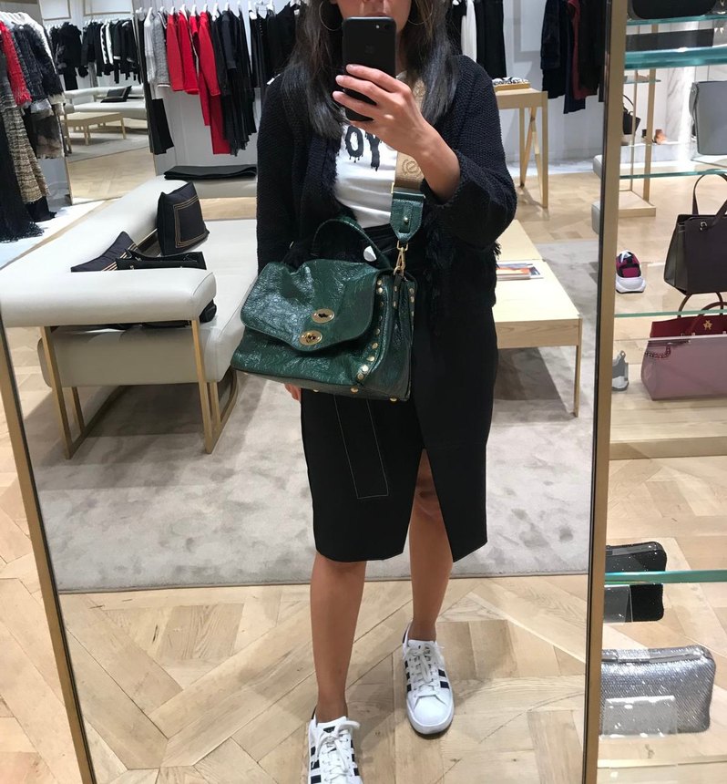 Zara kemerli kruvaze etek - Görsel 2