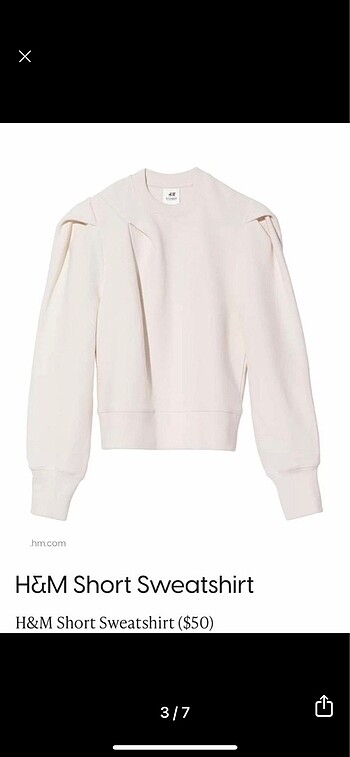 xs Beden H&M stüdyo sweatshirt