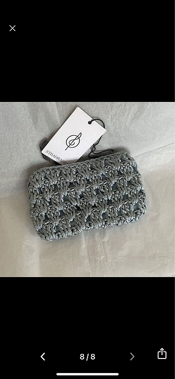 Stradivarıus örme cüzdan - Görsel 8