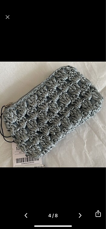 Stradivarıus örme cüzdan - Görsel 4