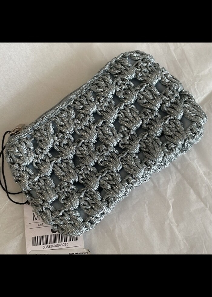 Stradivarıus örme cüzdan - Görsel 4