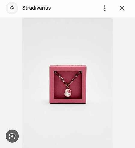 Beden altın Renk Stradivarıus X safsafu incili kolye