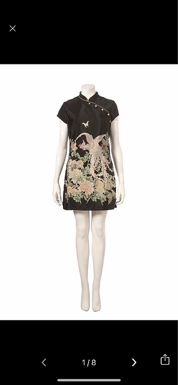 Topshop siren kimono elbise