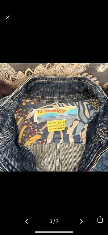 s Beden Zara denim ceket