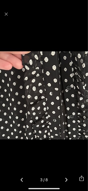 Topshop Topshop puantiyeli gömlek