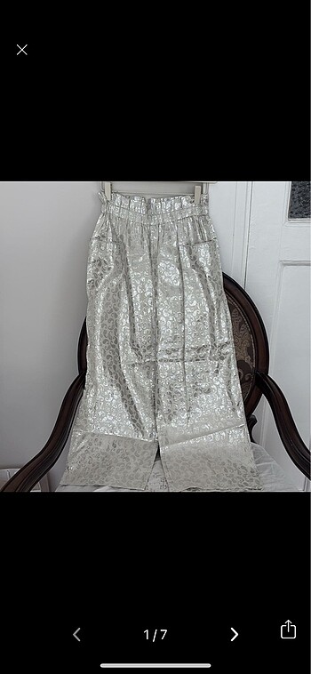 Mango jakarlı pantolon